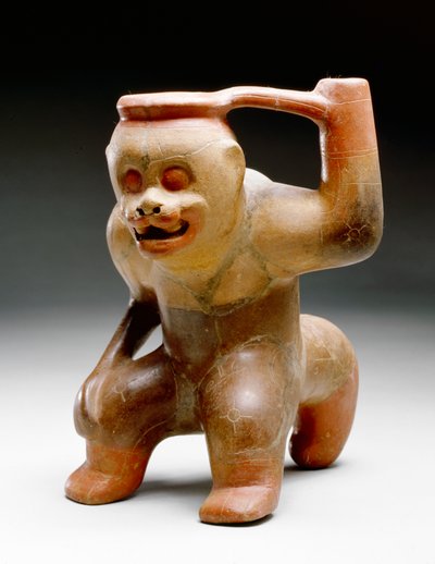 Monkey Effigy Vessel by Guanacaste Nicoya Culture